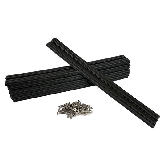 Caliber Marine Slides 1.5"x15" Black *10-Pack