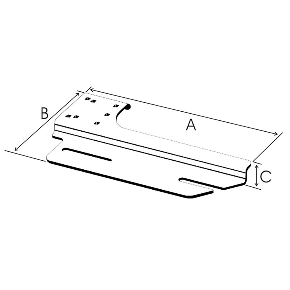 RAM Mount No Drill Vehicle Base f/Dodge Caliber/Avenger