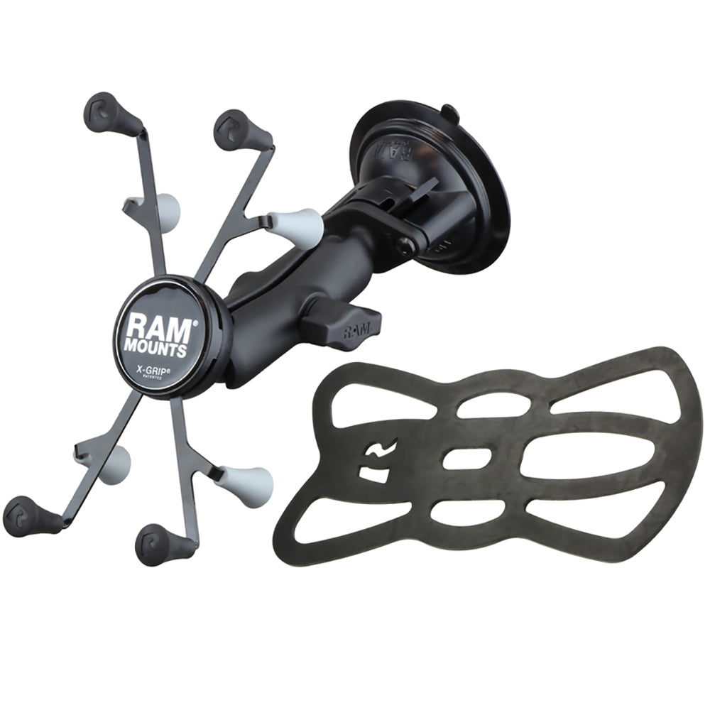 RAM Mount Twist Lock Suction Cup Base w/Universal X-Grip II