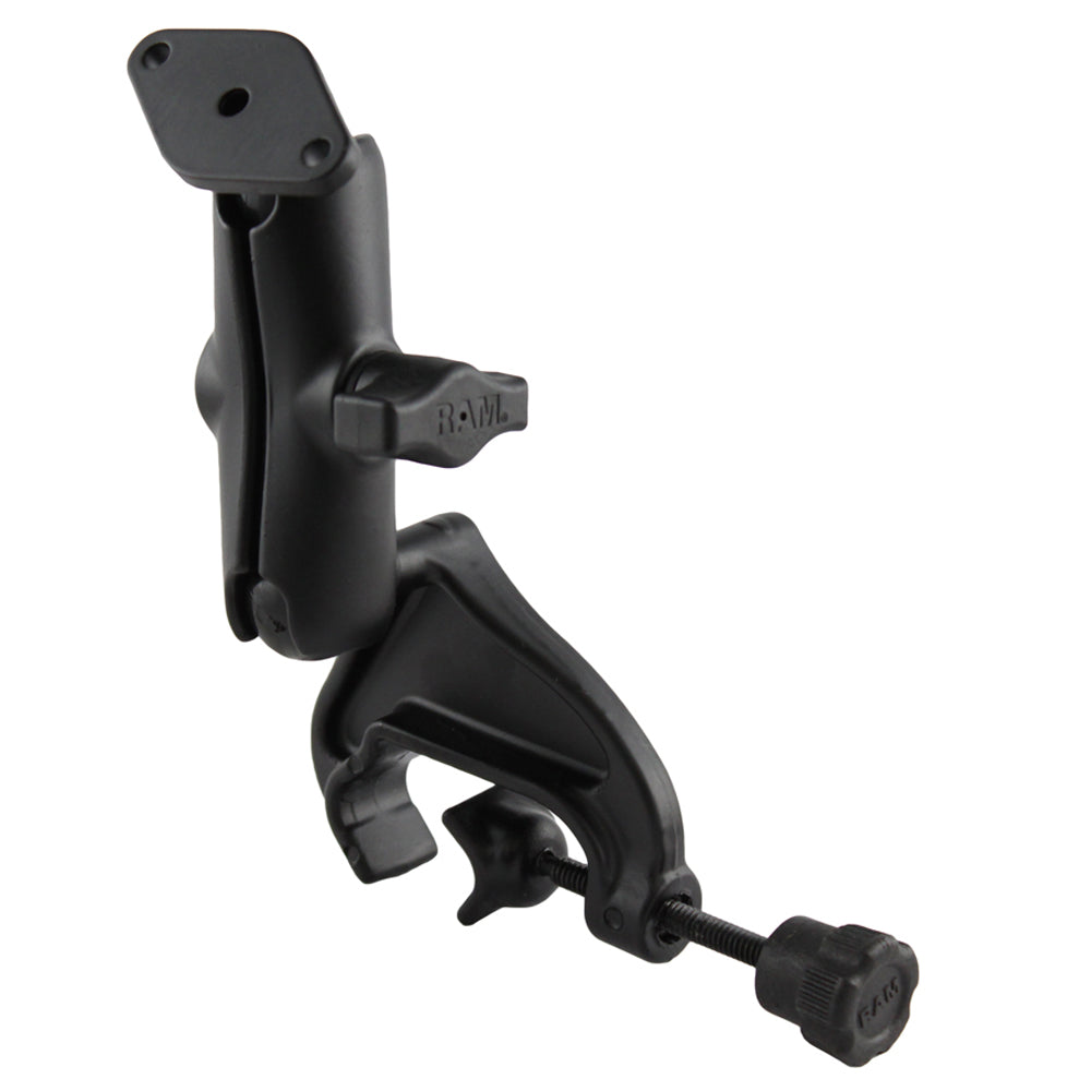 RAM Mount Yoke Clamp Mount Double Socket Arm w/Diamond Base Adapter