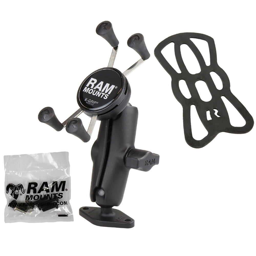 RAM Mount Universal X-Grip Holder Diamond Base Surface Mount