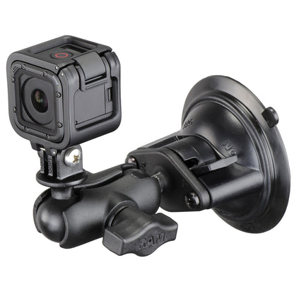 RAM Mount GoPro Hero Short Arm Suction Cup Mount