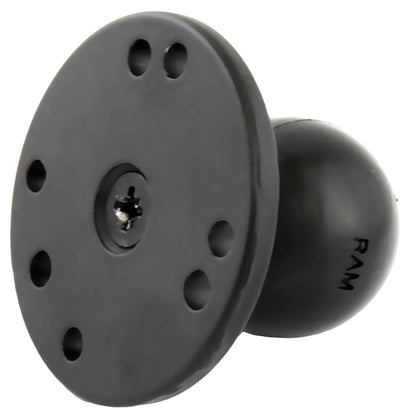 RAM Mount 2.5" Round Base w/0.31-18 Female Thread & 1.5" Ball - AMPs Pattern