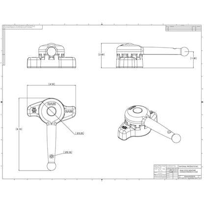 RAM Mount Handle Wrench f/"D" Size Ball Arms & Mounts