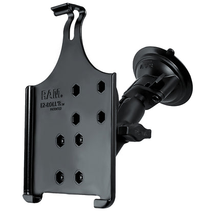 RAM Mount Suction Cup Mount w/Apple iPad mini EZ-ROLL'R Cradle