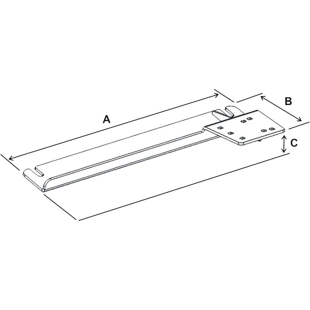 RAM Mount No-Drill Vehicle Base f/ 10-13 Ford Transit Connect + More