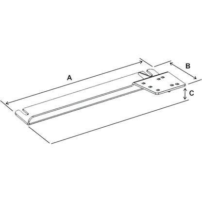 RAM Mount No-Drill Vehicle Base f/ 10-13 Ford Transit Connect + More