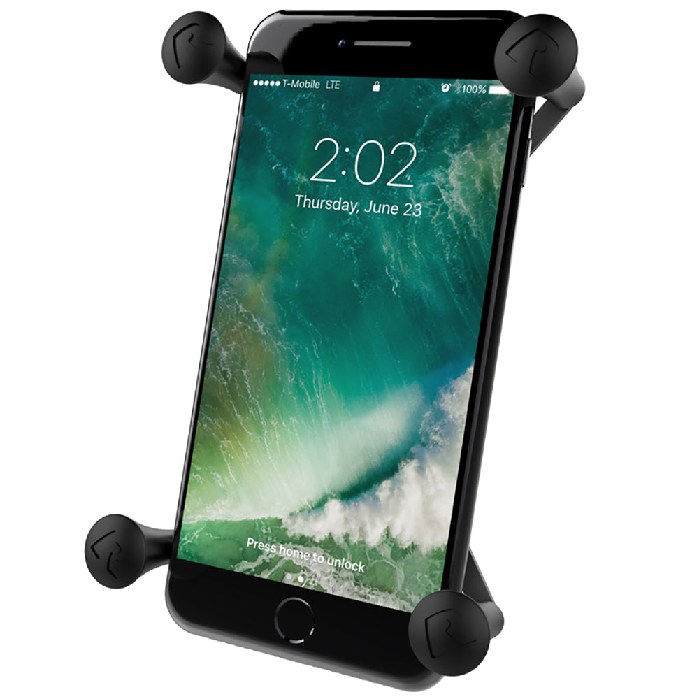 RAM Mount Universal X-Grip IV Large Phone/Phablet Holder w/1" Ball