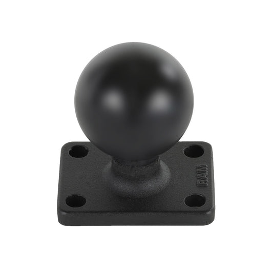 RAM Mount 1.5" x 2" Rectangle Base w/1.5" Ball