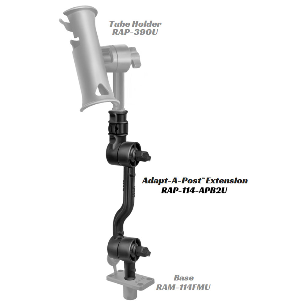 RAM Mount Adjustable Adapt-a-Post 13.5" Extension Arm