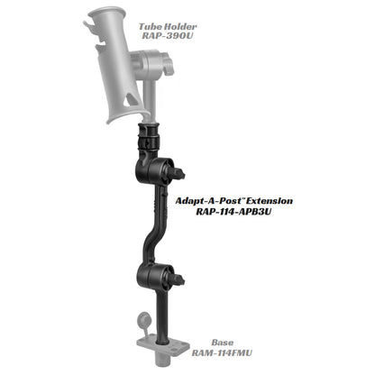 RAM Mount Adjustable Adapt-a-Post 16" Extension Arm