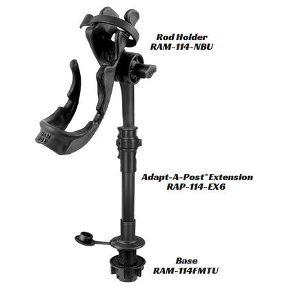 RAM Mount Adapt-A-Post 9" Extension Pole