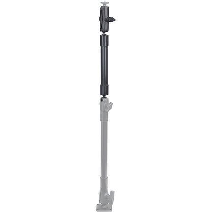 RAM Mount 14" Long Extension Pole w/2 1" Ball Ends and Double Socket Arm