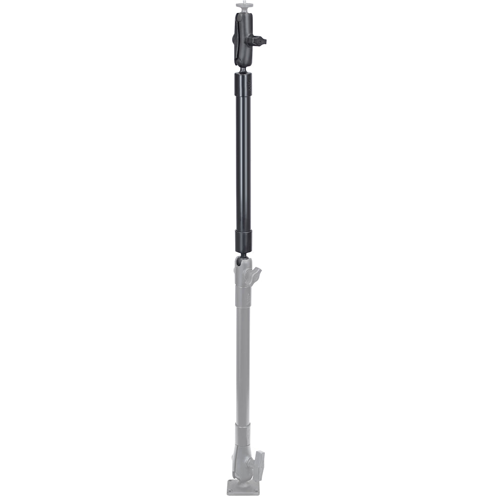 RAM Mount 18" Long Extension Pole w/2 1" Ball Ends & Double Socket Arm