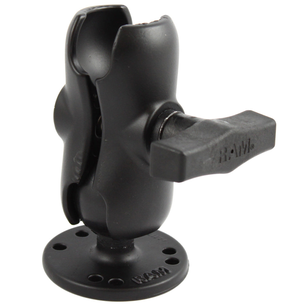 RAM Mount 1.5" Ball Short Arm w/2.5" Round Base