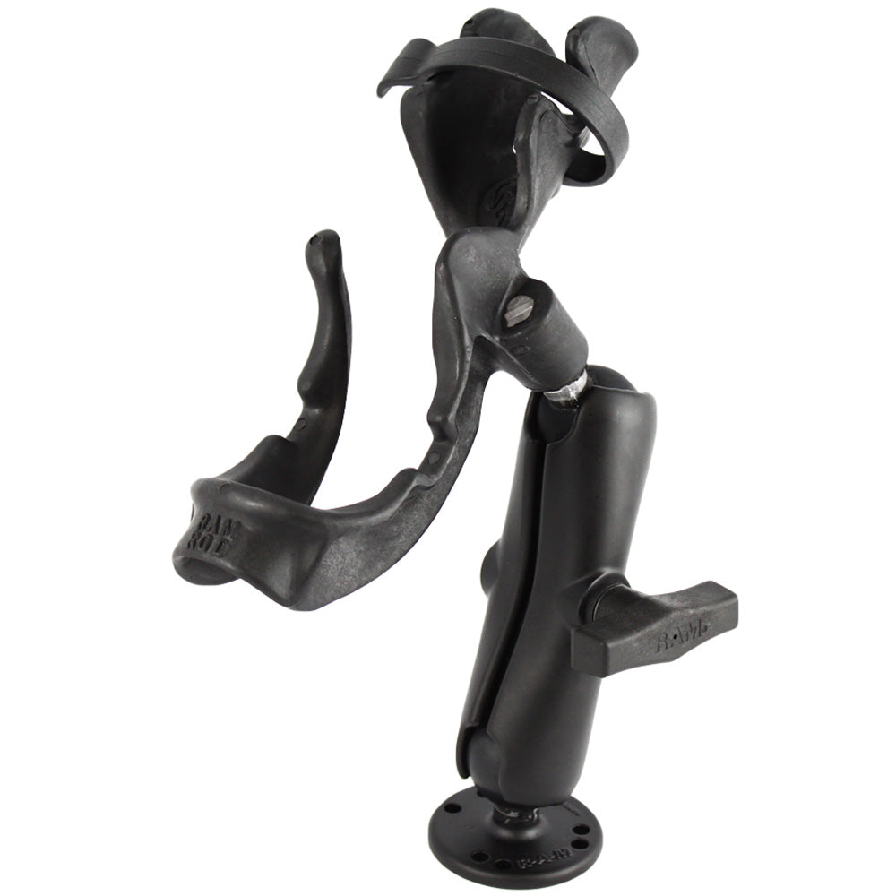 RAM Mount RAM-ROD 2000 Fishing Rod Holder w/RAM-ROD Revolution Ratchet/Socket System and Round Flat Surface Base