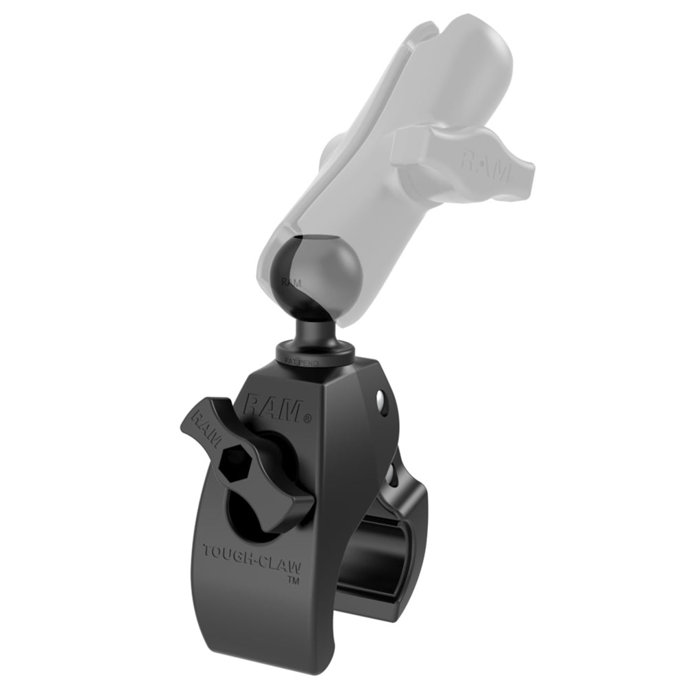 RAM Mount Small Tough-Claw w/1" Rubber Ball