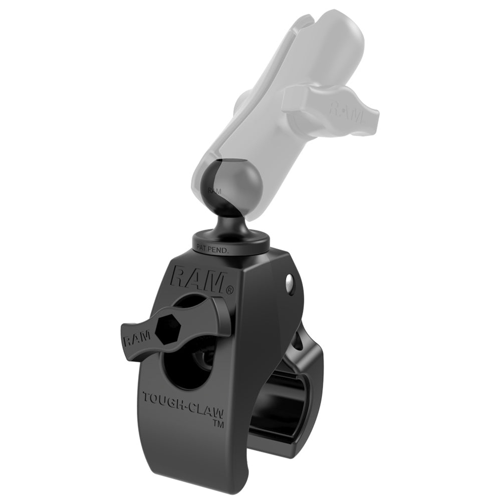 RAM Mount Medium Tough-Claw w/1" Diameter Rubber Ball