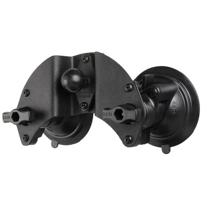 RAM Mount Dual Articulating Suction Cup Base w/1" Ball Base