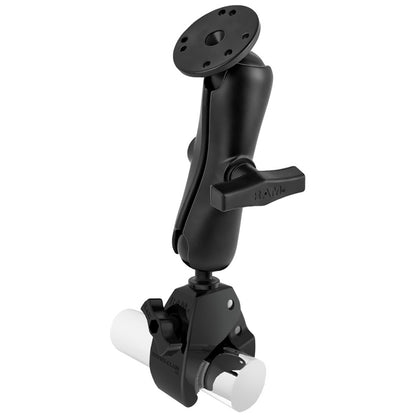 RAM Mount Large Tough-Claw Base w/Double Socket Arm & 1.5" Round Base Adapter