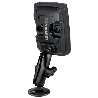 RAM Mount 1" Ball "Light Use" Composite Mount f/Lowrance Elite-4 & Mark-4 Series Fishfinders