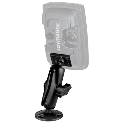 RAM Mount 1" Ball "Light Use" Composite Mount f/Lowrance Elite-4 & Mark-4 Series Fishfinders