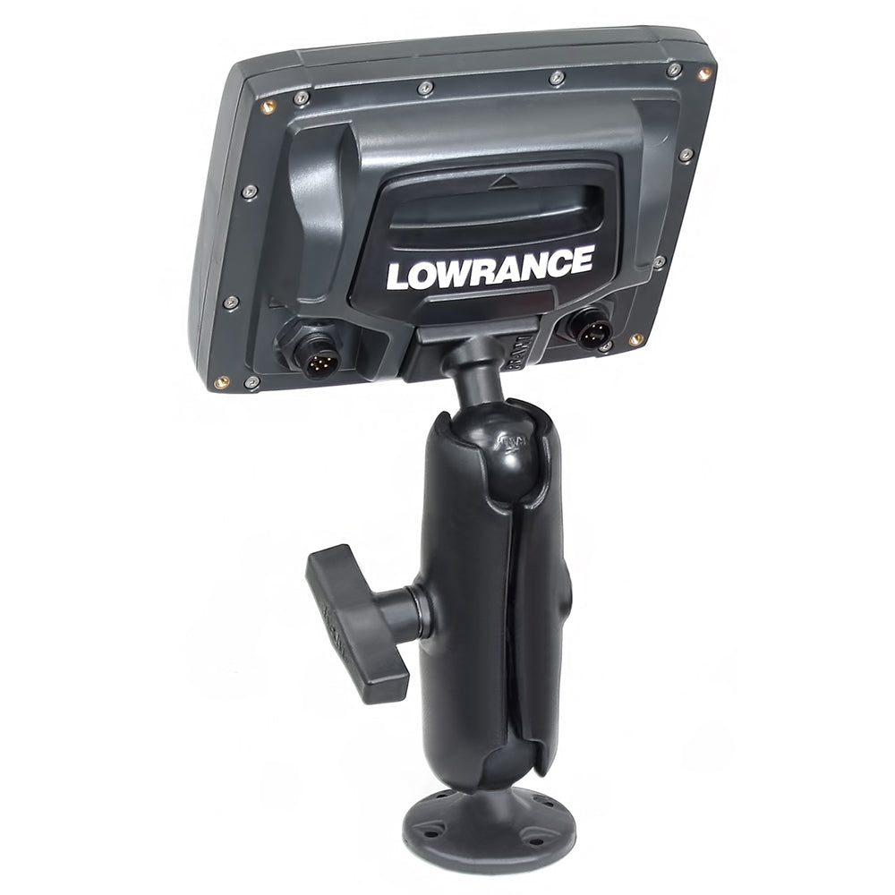 RAM Mount 1.5" Ball "Rugged Use" Composite Mount f/Lowrance Elite-5 & Mark-5 Series Fishfinders