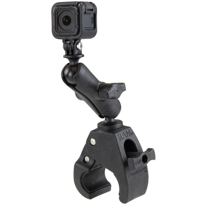 RAM Mount Medium Tough-Claw Mount w/Custom GoPro Hero Adapter