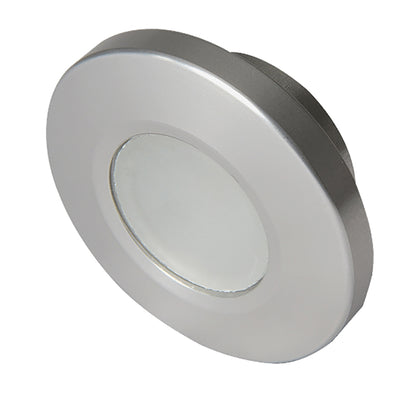 Lumitec Orbit Spectrum Flush Mount Down Light - Brushed Housing - White Dimming  Red/Blue Non-Dimming