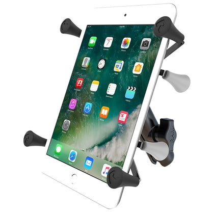 RAM Mount Universal X-Grip Cradle with 1" Ball & STANDARD Length Double Socket Arm f/7" Tablets