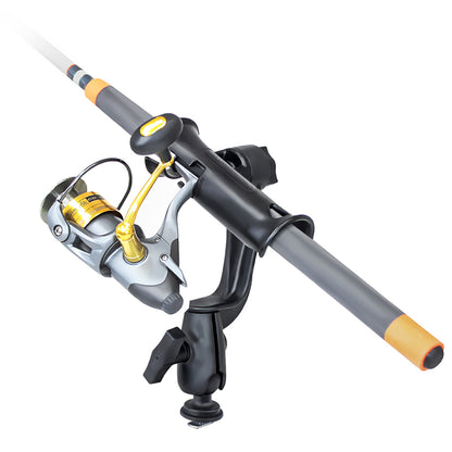 RAM Mount RAM Tube Jr. Fishing Rod Holder with RAM-ROD Revolution Ratchet/Socket System and Track Ball Base