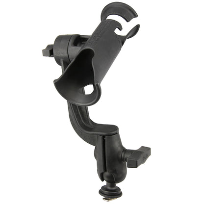 RAM Mount RAM Tube Jr. Fishing Rod Holder with RAM-ROD Revolution Ratchet/Socket System and Track Ball Base