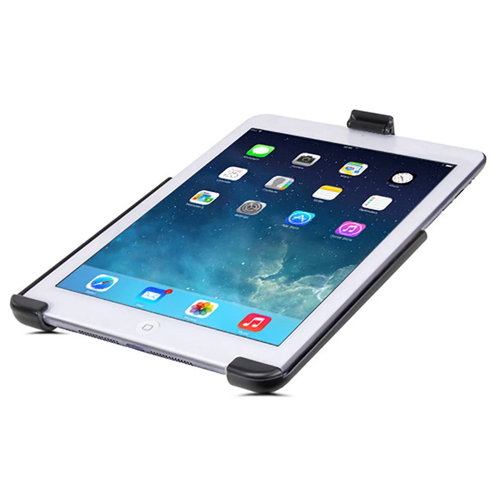 RAM Mount EZ-Rollr Model Specific Cradle w/Round Base Adapter for the iPad 5th Generation, Apple iPad Air 1-2  iPad Pro 9.7