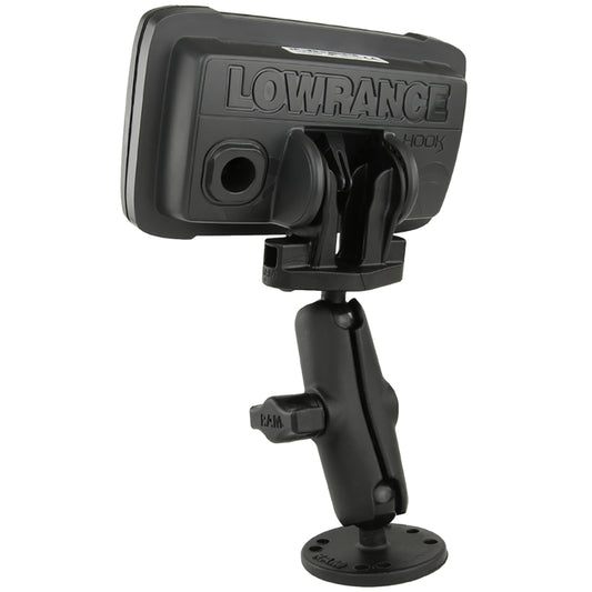 RAM Mount B Size 1" Fishfinder Mount for the Lowrance Hook2 Series