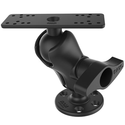 Ram Mount Universal D Size Ball Mount with Short Arm for 9"-12" Fishfinders and Chartplotters