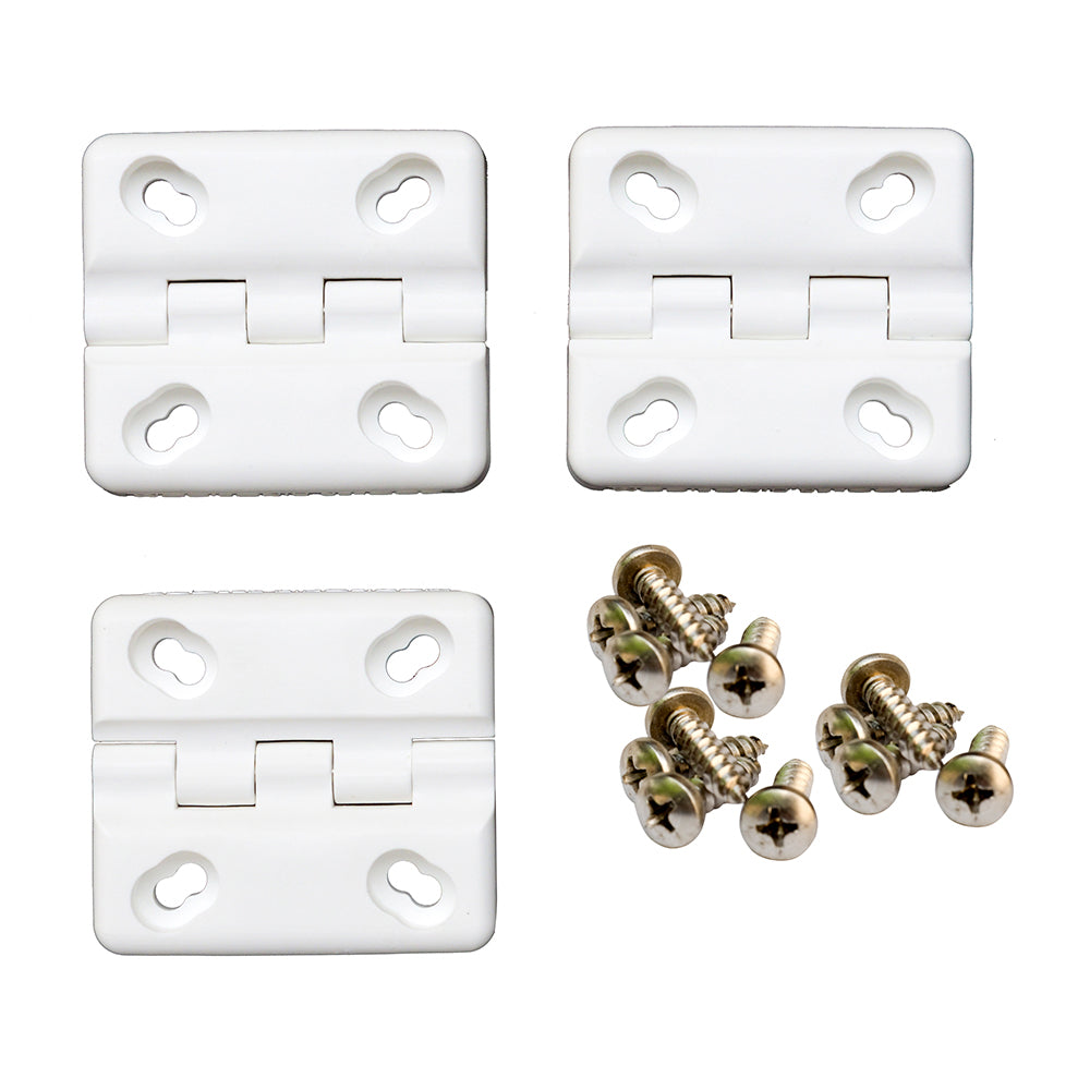 Cooler Shield Replacement Hinge f/Coleman  Rubbermaid Coolers - 3-Pack