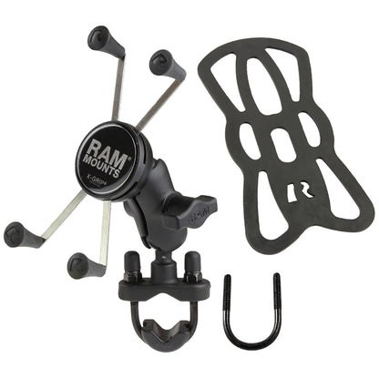RAM Mount X-Grip Large Phone Mount w/Handlebar U-Bolt Base