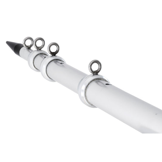 Tigress XD Telescoping Aluminum Outrigger Poles - 18 - 1-1/2" OD - Silver