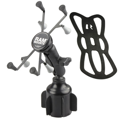 RAM Mount RAM X-Grip f/7"-8" Tablets w/RAM Stubby Cup Holder Base