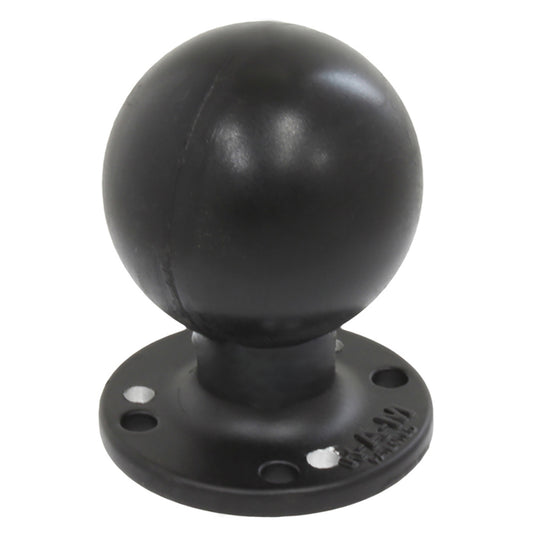 RAM Mount RAM Round Plate w/Ball - 2.25" - D Size Ball - Hole Plate