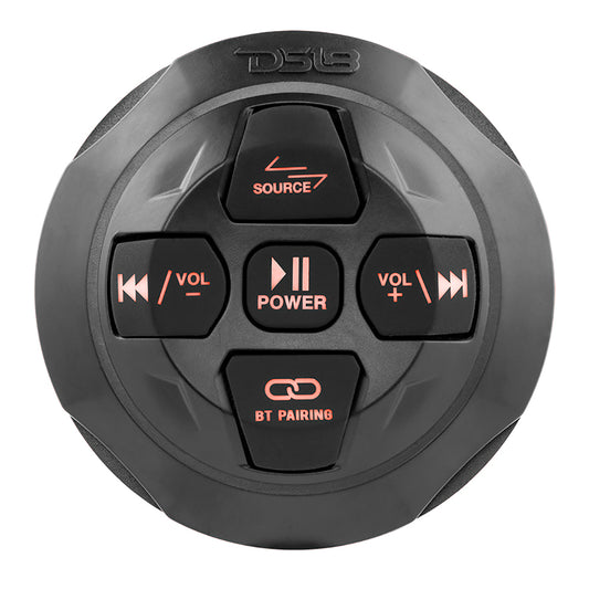 DS18 Marine Waterproof Bluetooth Streaming Audio Receiver Round Controller - f/Android  iPhone