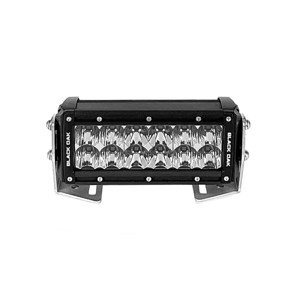 Black Oak Pro Series 3.0 Double Row 6" LED Light Bar - Combo Optics - Black Housing