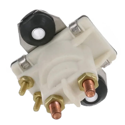 ARCO Marine Outboard Solenoid w/Flat Isolated Base  White Housing