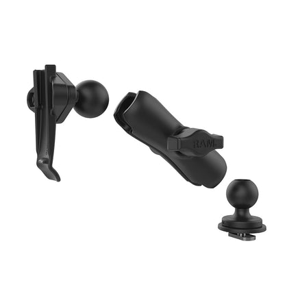 RAM Mount RAM Track Ball Double Ball Mount w/Garmin Spine Clip Holder