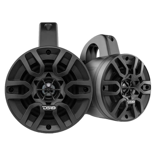 DS18 HYDRO 4" Wakeboard Tower Speakers - 300W - Black