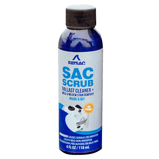 FATSAC Mold  Mildew Prevention Sac Scrub - 4oz Single-Use Bottle