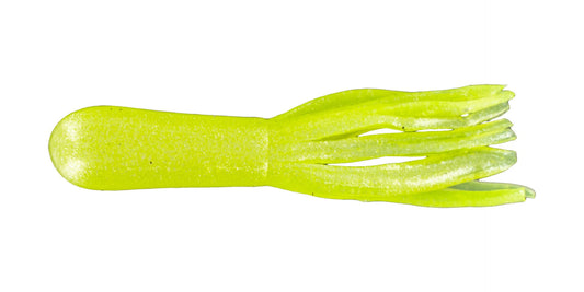 Big Bite Crappie Tubes 1.5in 10ct Chartreuse