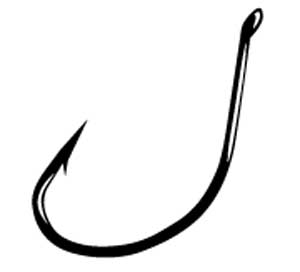 Gamakatsu Drop Shot Hook Black