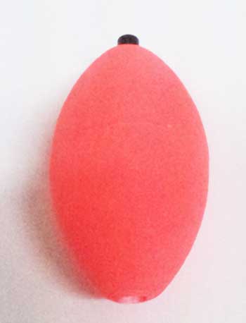 Betts Peg Foam Float Oval 2.50in 100ct Red