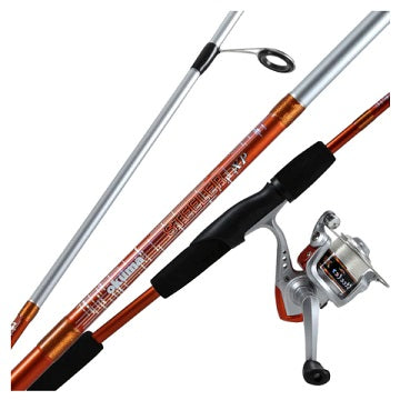 Okuma Steeler XP Spinning Combo 5ft 6in 2pc Blaze Orange